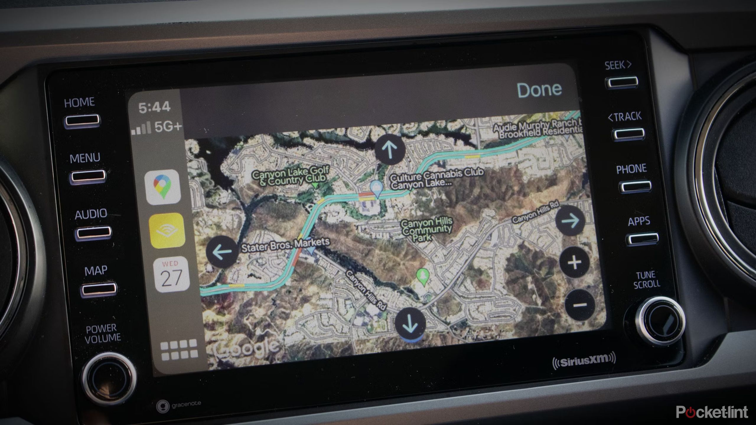 GoogleMaps در Apple CarPlay نمایش داده می شود