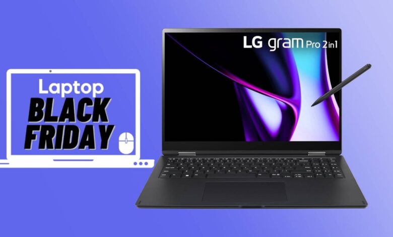 LG Gram Pro 16 2-in-1 محبوب ما به تازگی 500 دلار برای هفته جمعه سیاه آمازون کاهش داده است.