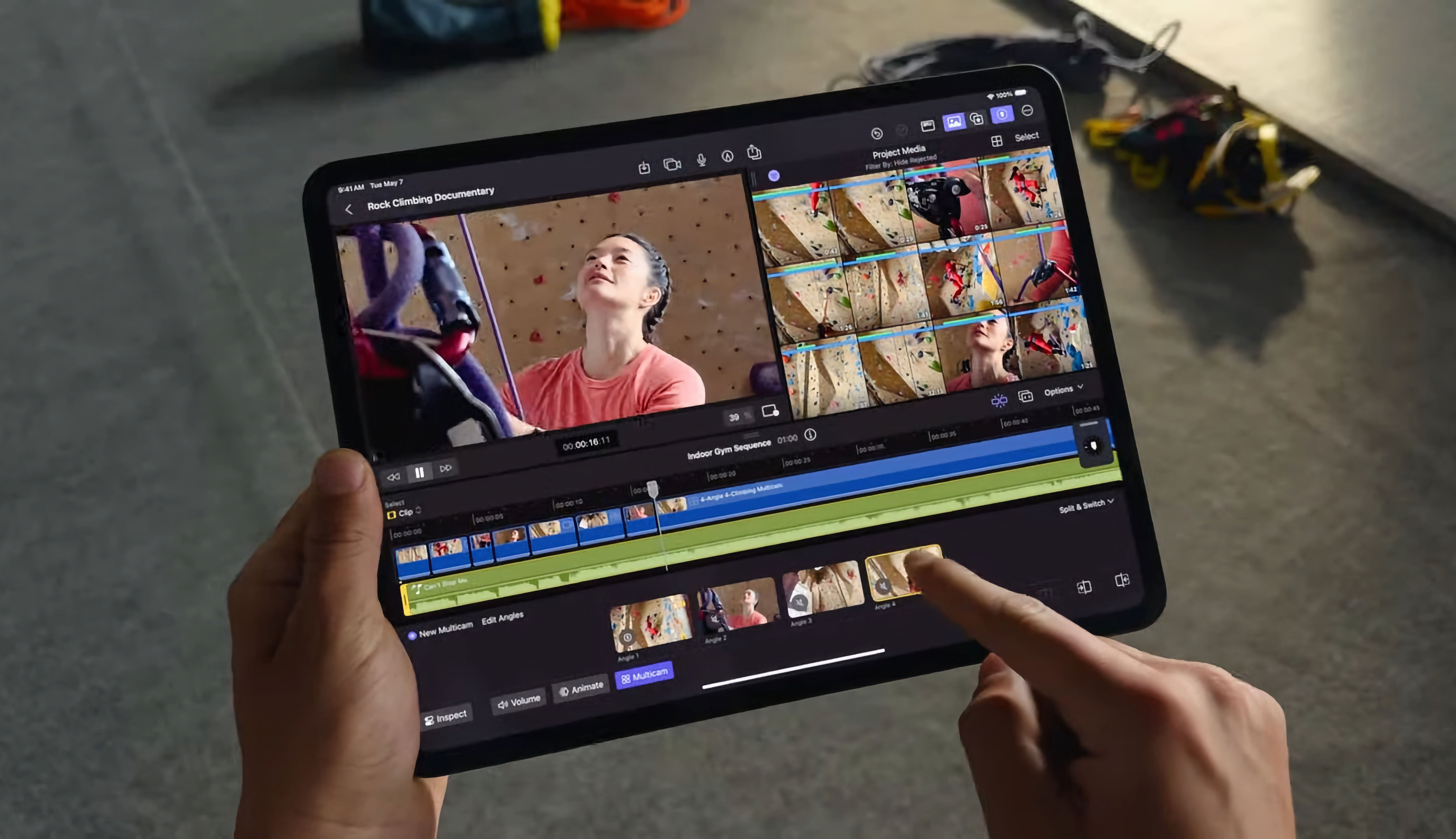 ویرایش یک ویدیو در Cut Pro نهایی برای iPad 2.