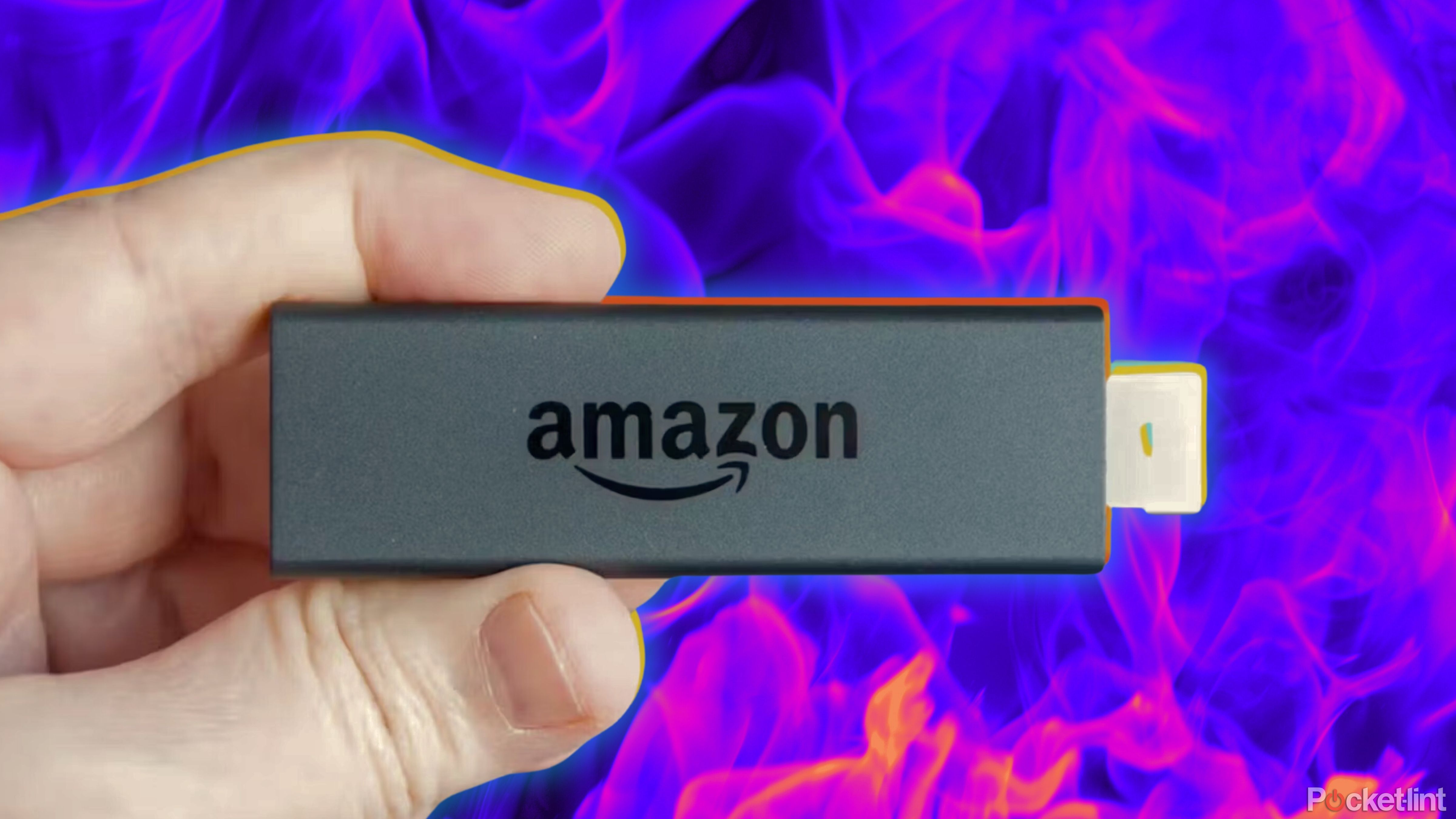 Amazon Fire TV Stick در برابر شعله های بنفش