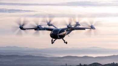 Joby Aviation evtol aircraft in the sky