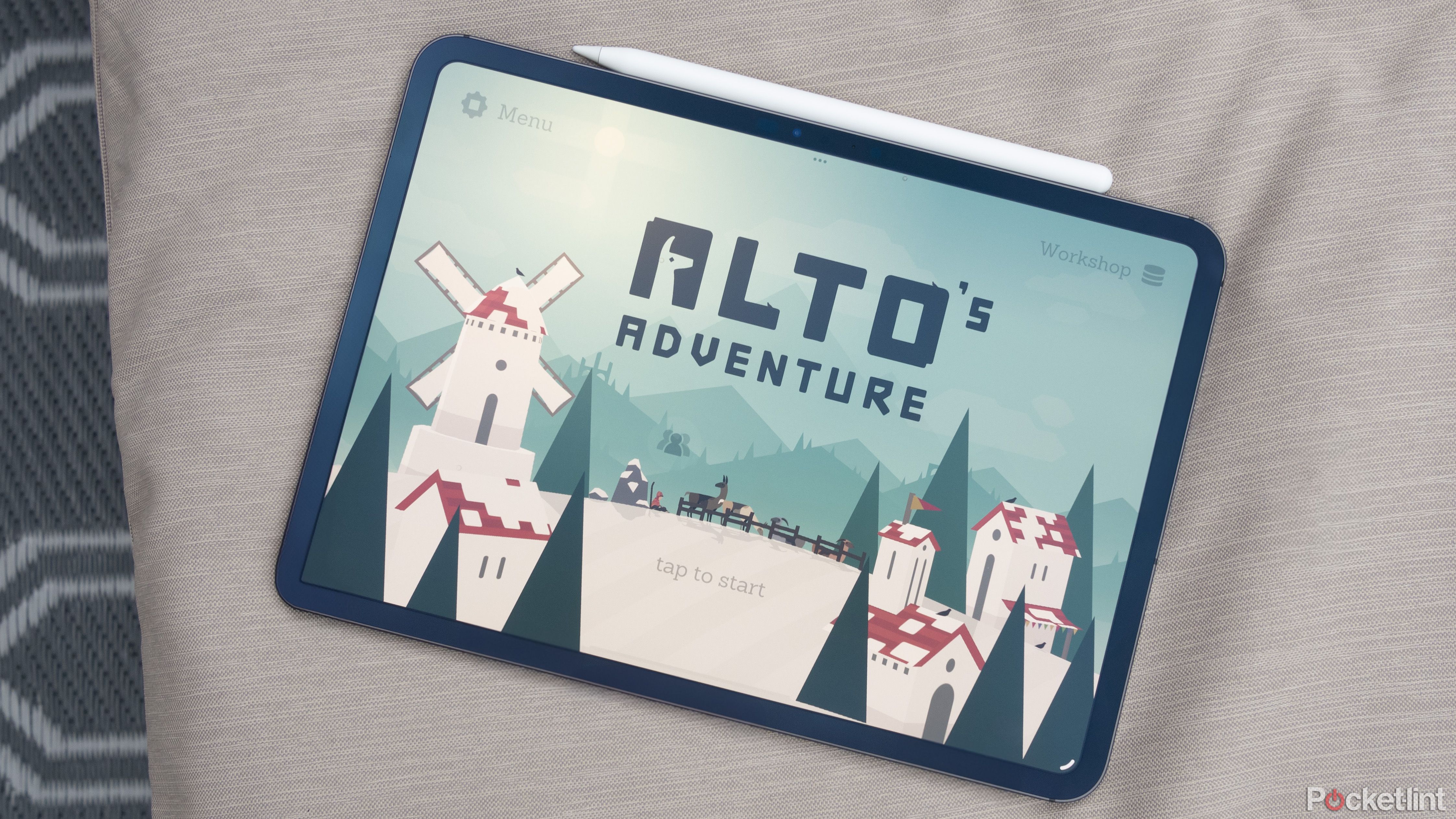 Alto's Adventure در حال اجرا بر روی iPad Pro 
