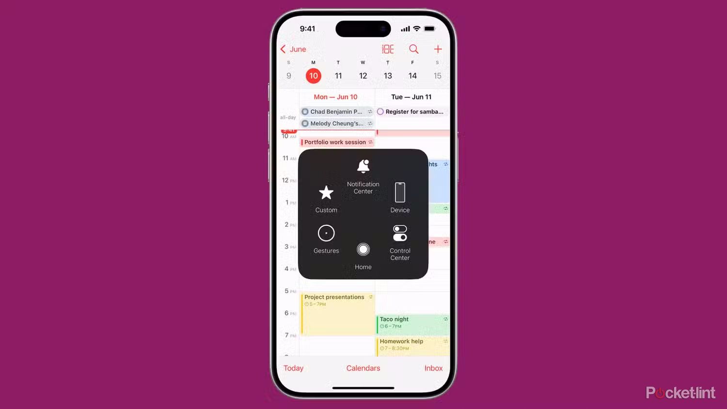 لمس کمکی iOS 18