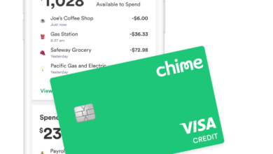 render of Chime payment card