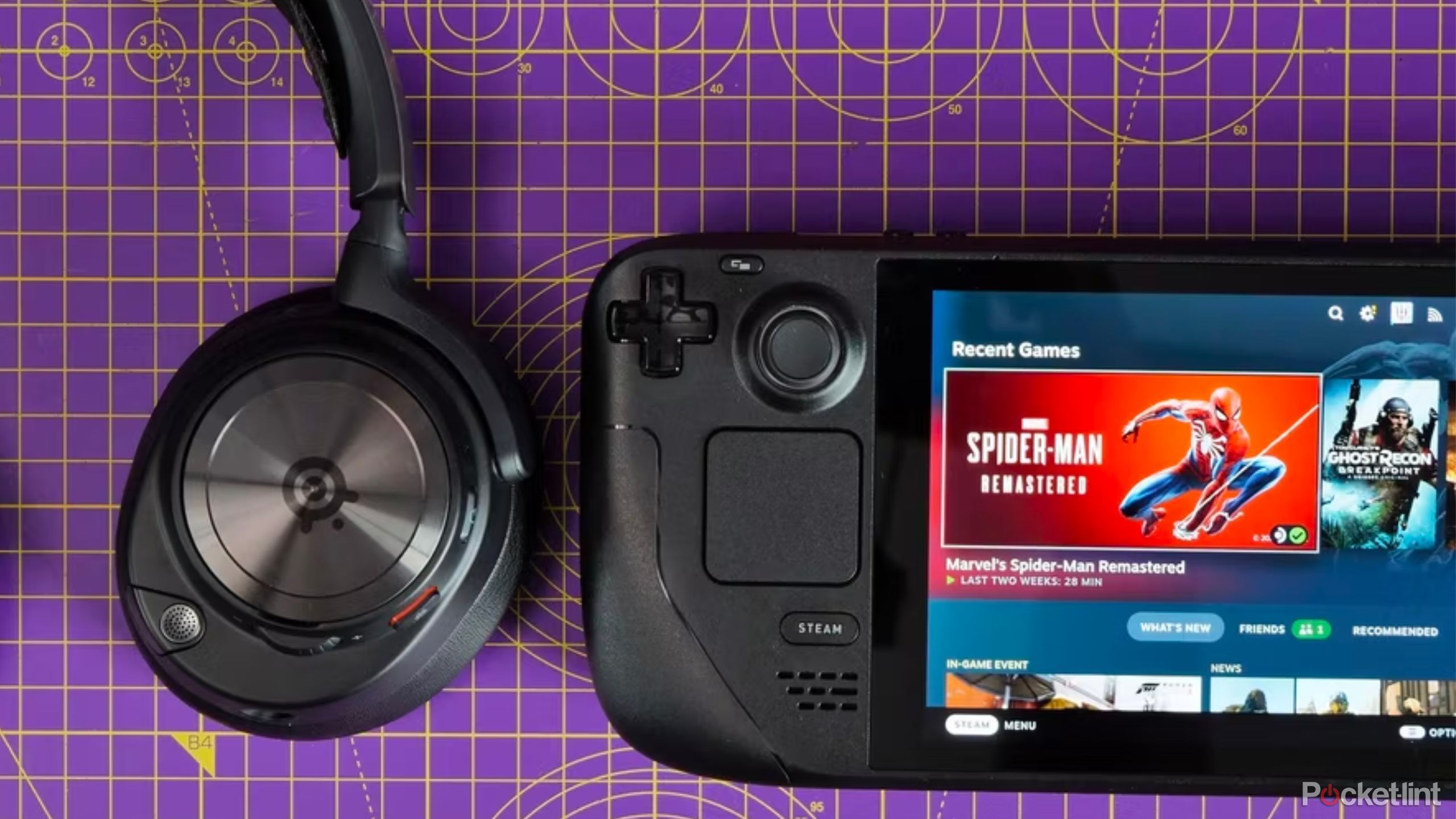 هدفون Steam Deck و بلوتوث 