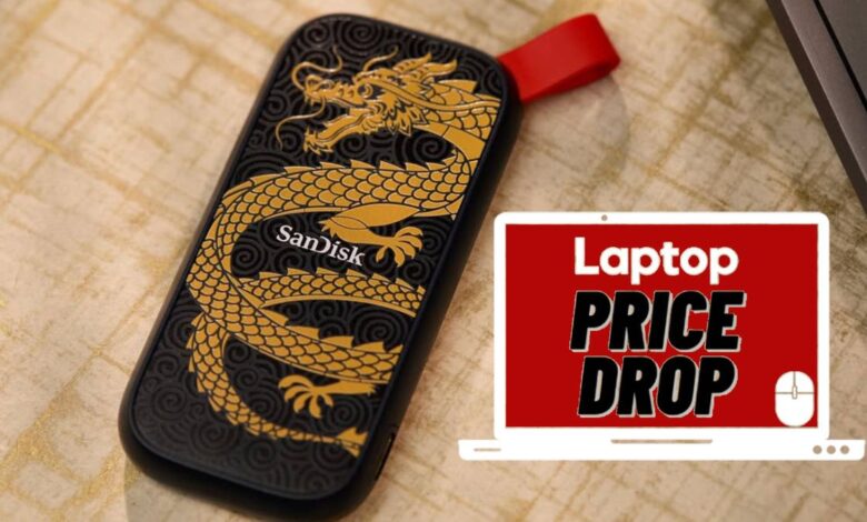 این SSD قابل حمل SanDisk است که اگر بخواهم فضای ذخیرهسازی را به لپتاپم اضافه کنم، میخرم
