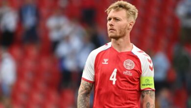 سیمون کایر کاپیتان دانمارک که از هم تیمی خود کریستین اریکسن در یورو 2020 محافظت کرد، بازنشسته شد | اخبار فوتبال