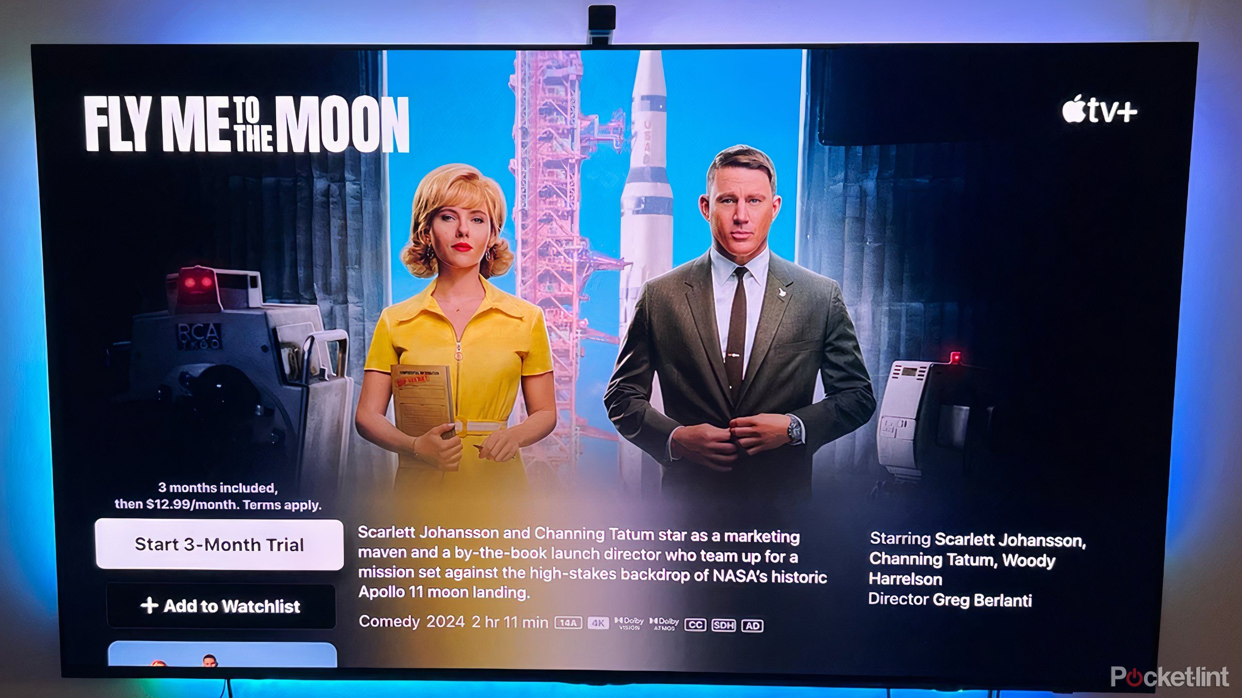 پیشنهاد آزمایشی رایگان برای Apple TV+ Over Fly Me to the Moon