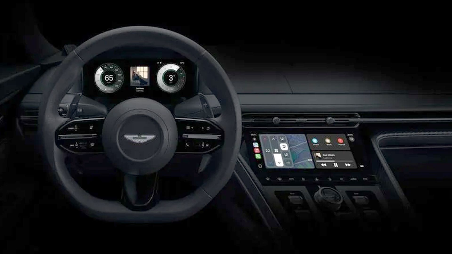 نسل بعدی مفهومی CarPlay استون مارتین.