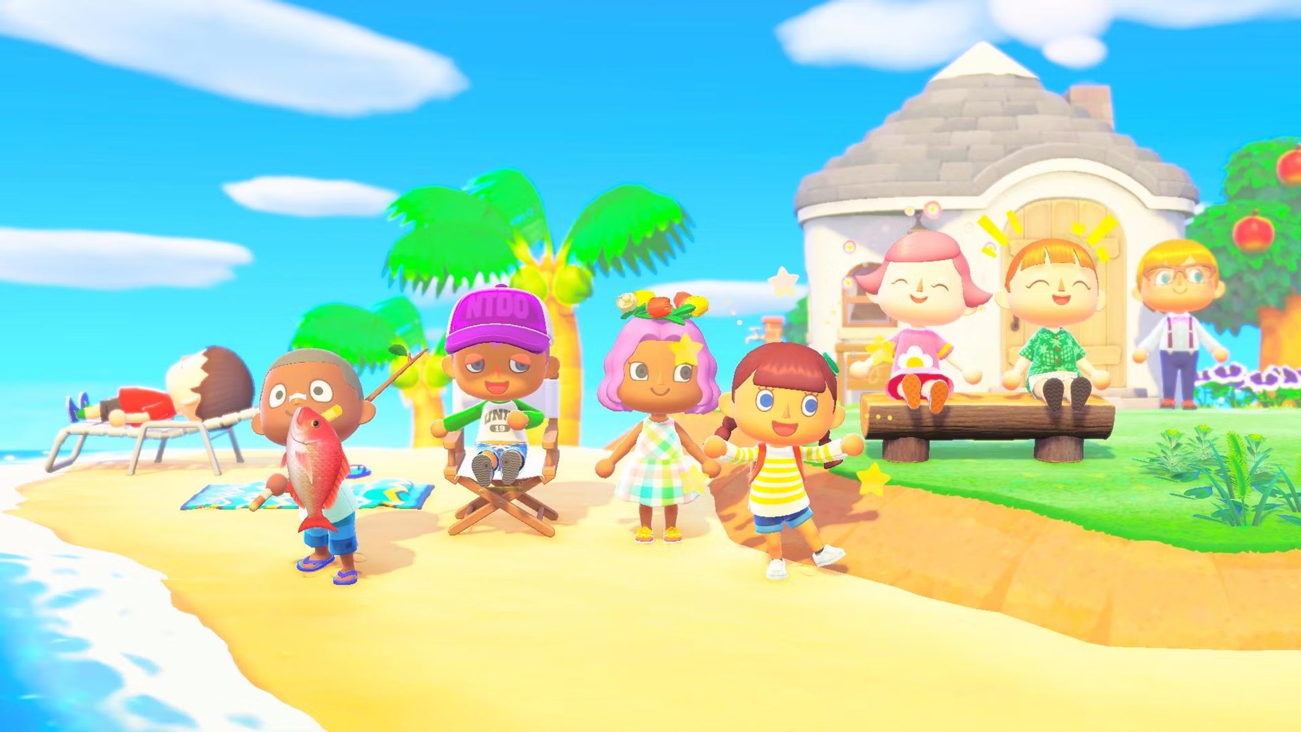 شخصیت‌های ساحل در Animal Crossing New Horizons