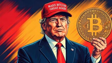 کارت های معاملات دیجیتال بیت کوین دونالد ترامپ بر اساس پروتکل Ordinals راه اندازی شد