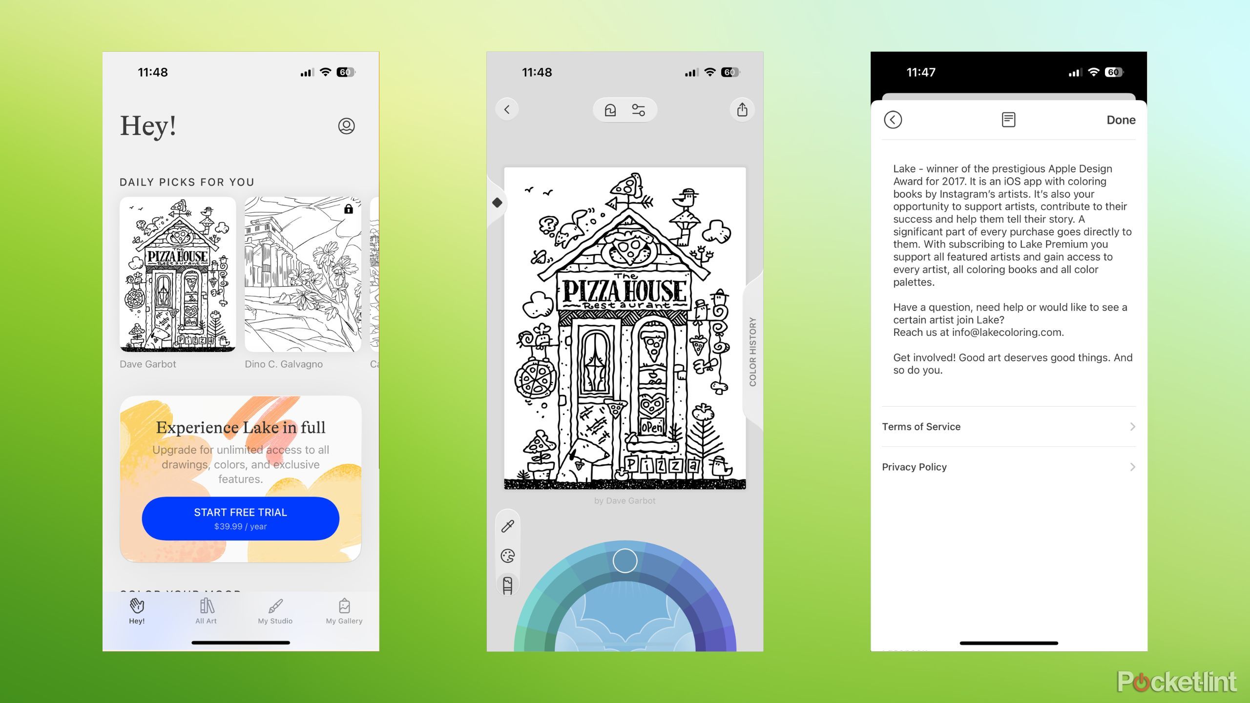 اسکرین شات های دریاچه