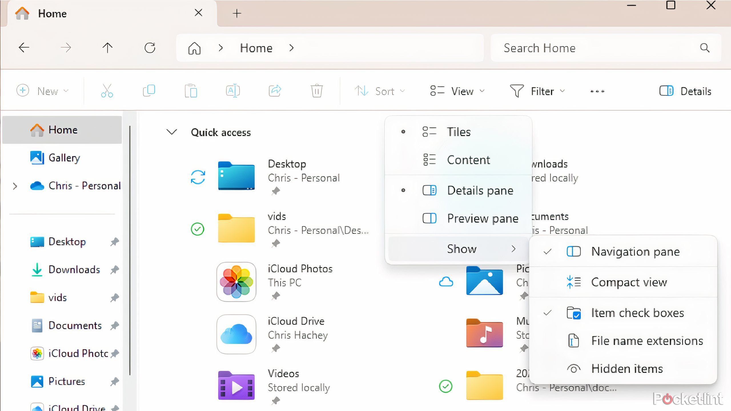 پسوند نام فایل ویندوز