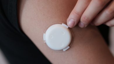 Level Zero Health device prototype on upper arm