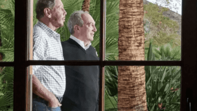 Larry Ellison and his co-founder in Sensei Farms, David Agus
