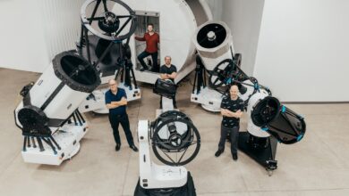 The Observable Space team and their telescopes