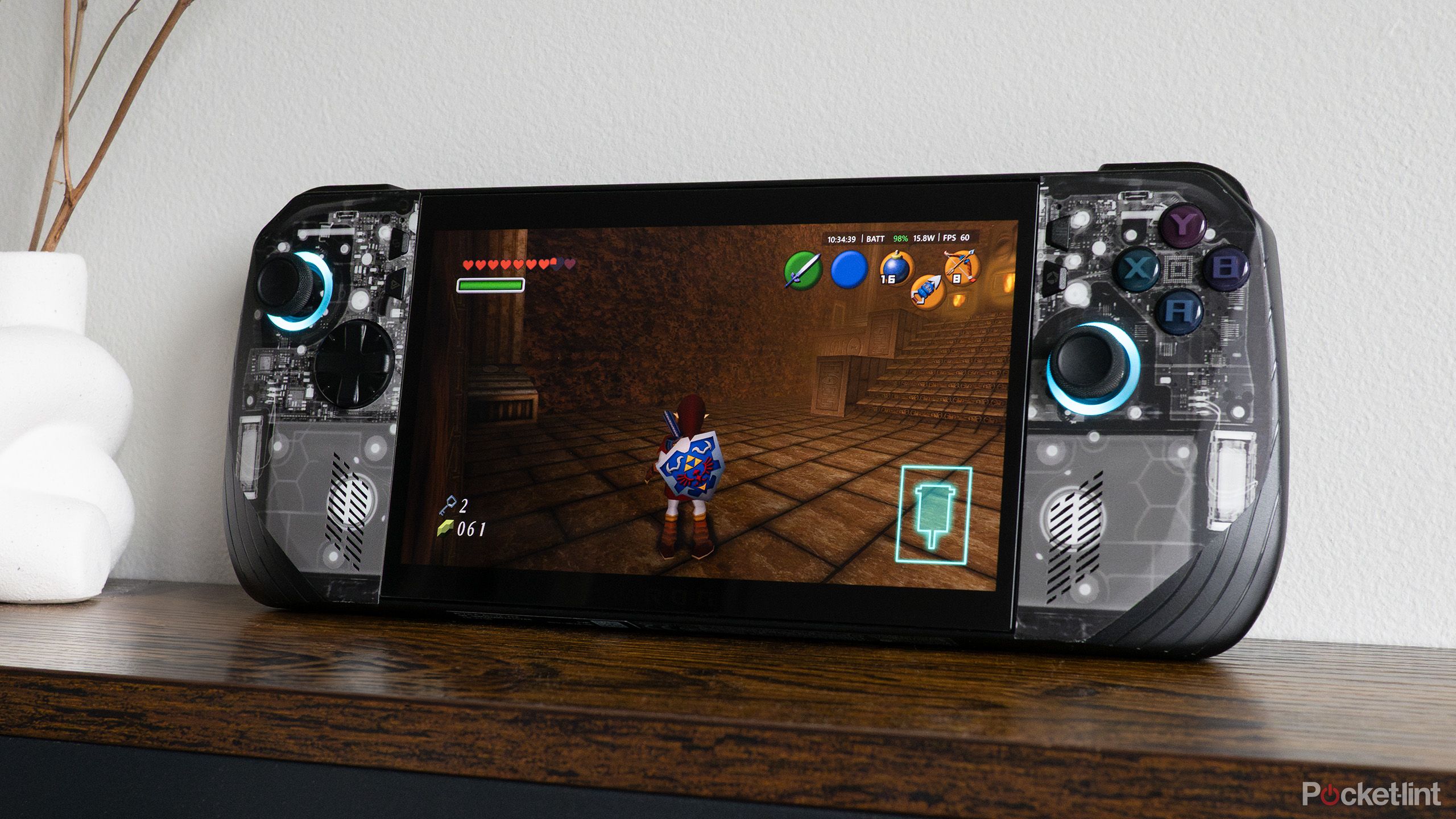 Legend of Zelda Ocarina از زمان در حال اجرا در Rog Ally X 