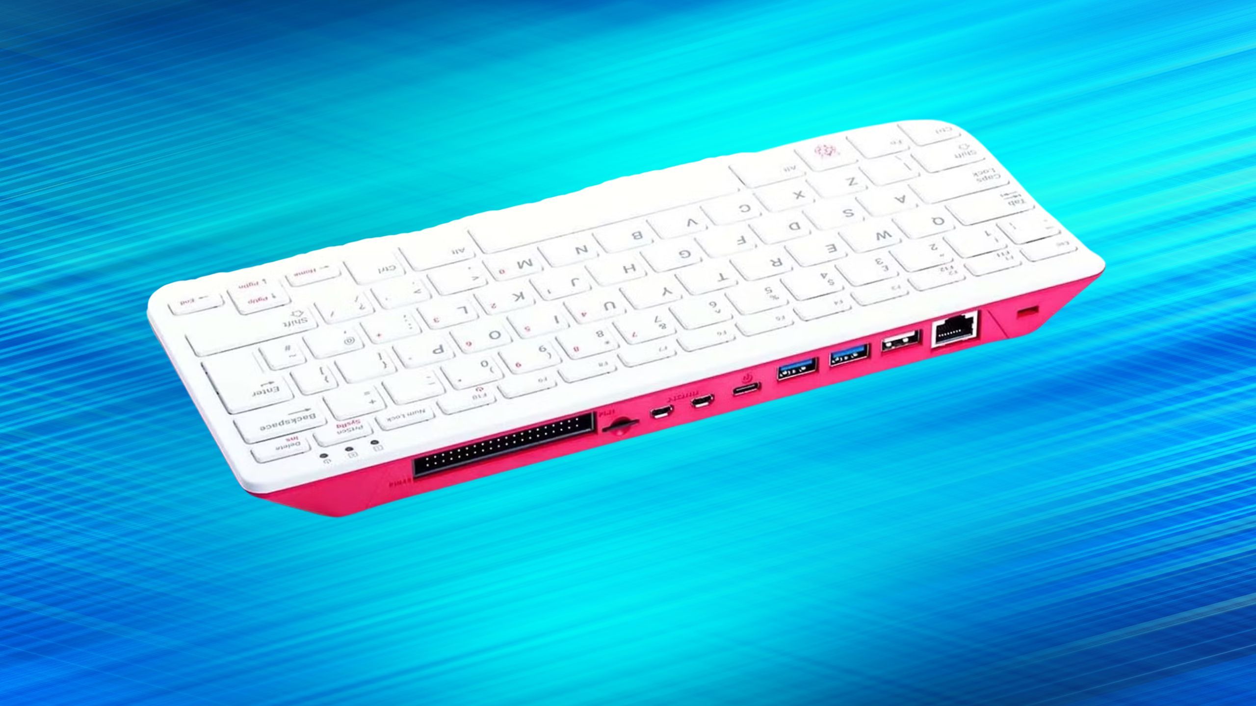 صفحه کلید Raspberry Pi.