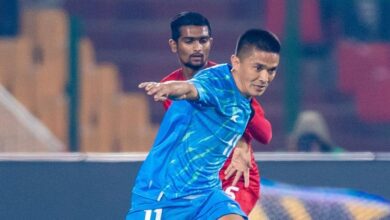 Sunil Chhetri در بازگشت بین المللی خود به عنوان هند با نتیجه 3 بر صفر مالدیو را شکست داد تا 12 مسابقه بدون پیروزی را به پایان برساند | اخبار فوتبال