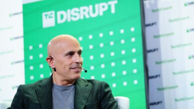 Marc Lore onstage at TC Disrupt