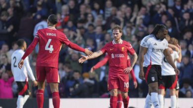 26 بازی لیگ برتر لیگ برتر لیگ برتر لیورپول با شکست مقابل فولام به پایان می رسد | اخبار فوتبال