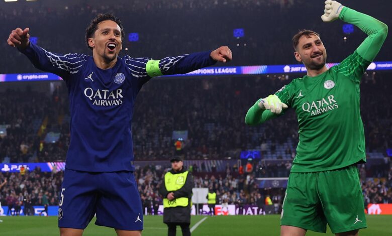PSG در مبارزه بزرگ استون ویلا برای رسیدن به نیمه لیگ قهرمانان اروپا در دوره پس از مباپه زنده مانده است | اخبار فوتبال