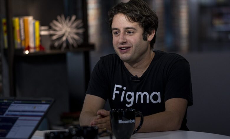 Dylan Field, co-founder and chief executive officer of Figma Inc., speaks during a Bloomberg Technology television interview in San Francisco, California, U.S., on Thursday, June 24, 2021. Software design company Figma has raised fresh funding at a valuation of $10 billion, quintupling its price tag since last year. Photographer: David Paul Morris/Bloomberg via Getty Images