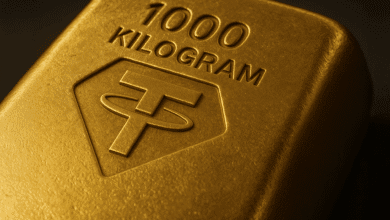 بیش از 7.7 تن طلا اکنون از نشانه های Xaut Tether پشتیبانی می کند