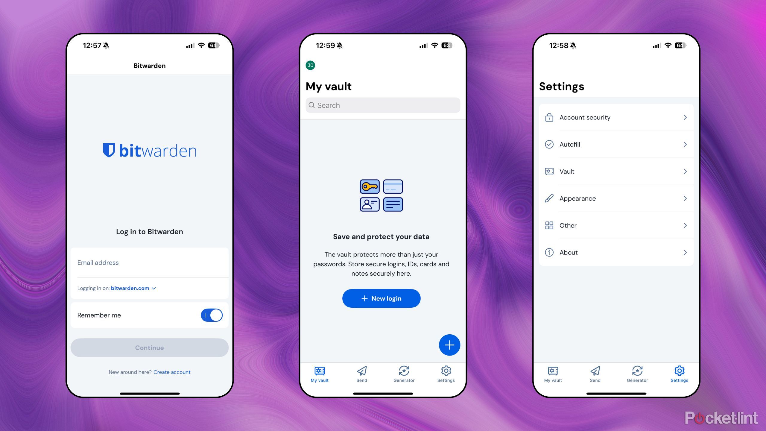 تصاویر Bitwarden