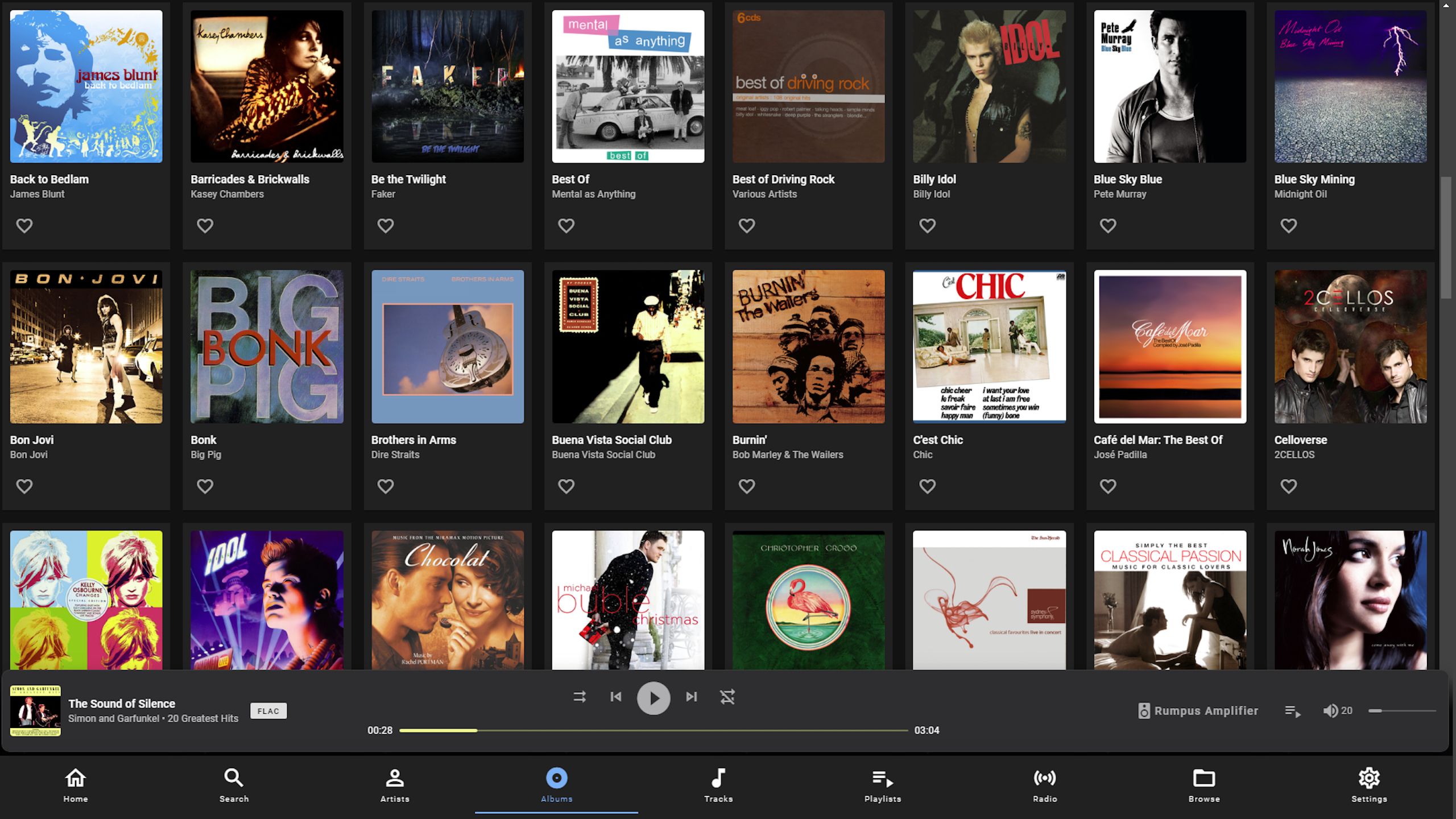 صفحه اصلی رابط وب دستیار موسیقی.