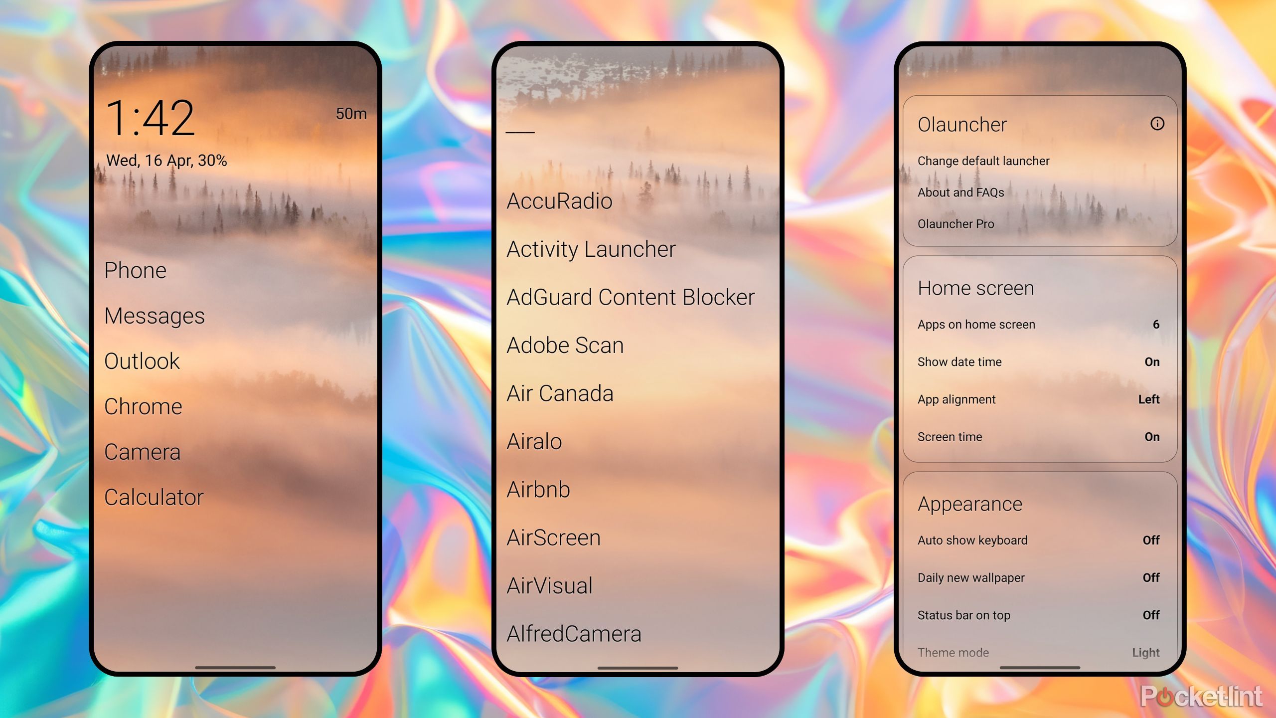 تصاویر Olauncher