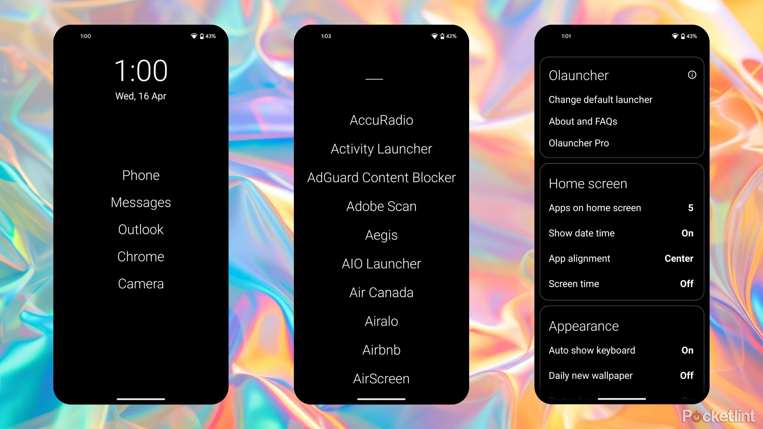 تصاویر Olauncher