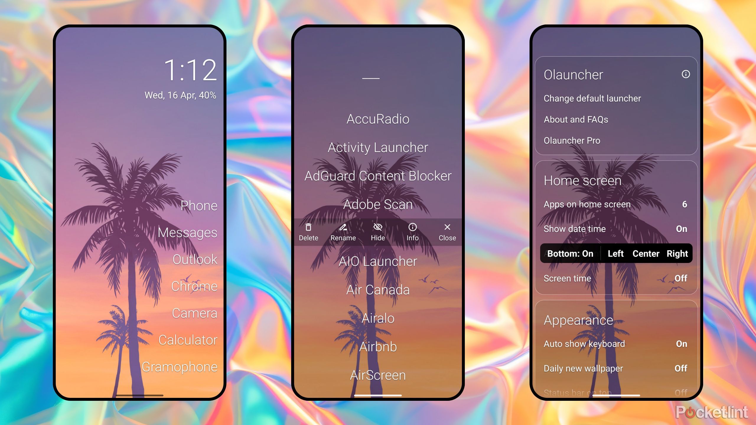 تصاویر Olauncher