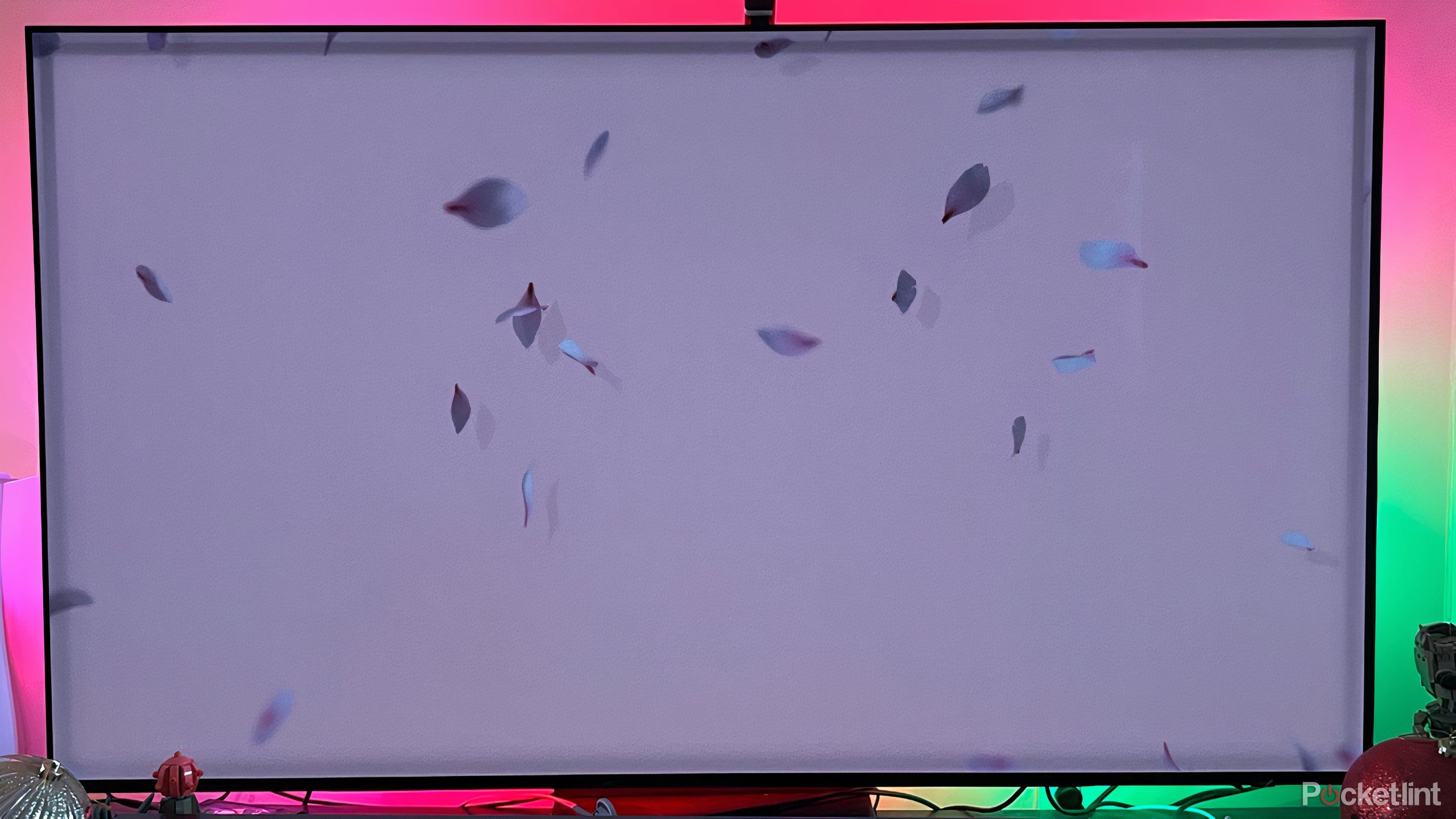 تلویزیون هوشمند سامسونگ OLED در حالت محیط.