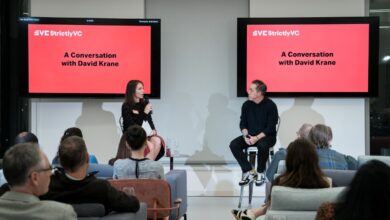 StrictlyVC, Connie Loizos and David Krane onstage