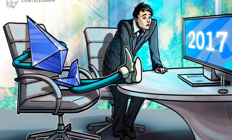 سیگنال فلاش 3 نمودار Ethereum آخرین بار در سال 2017 دیده می شود که قیمت ETH 25،000 ٪ تجمع کرد