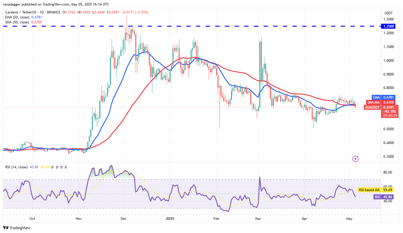 پیش بینی قیمت 5/5: SPX ، DXY ، BTC ، ETH ، XRP ، BNB ، SOL ، DOGE ، ADA ، SUI