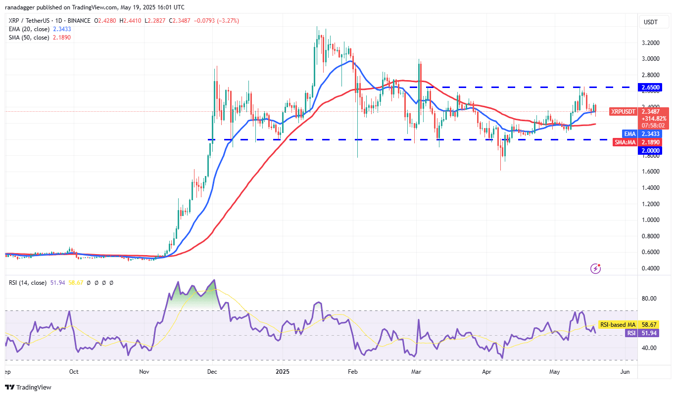 پیش بینی قیمت 5/19: SPX ، DXY ، BTC ، ETH ، XRP ، BNB ، SOL ، DOGE ، ADA ، SUI
