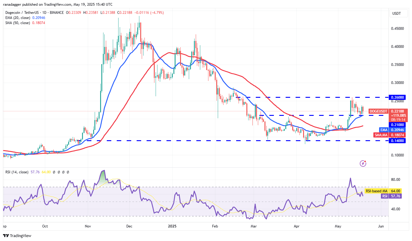 پیش بینی قیمت 5/19: SPX ، DXY ، BTC ، ETH ، XRP ، BNB ، SOL ، DOGE ، ADA ، SUI
