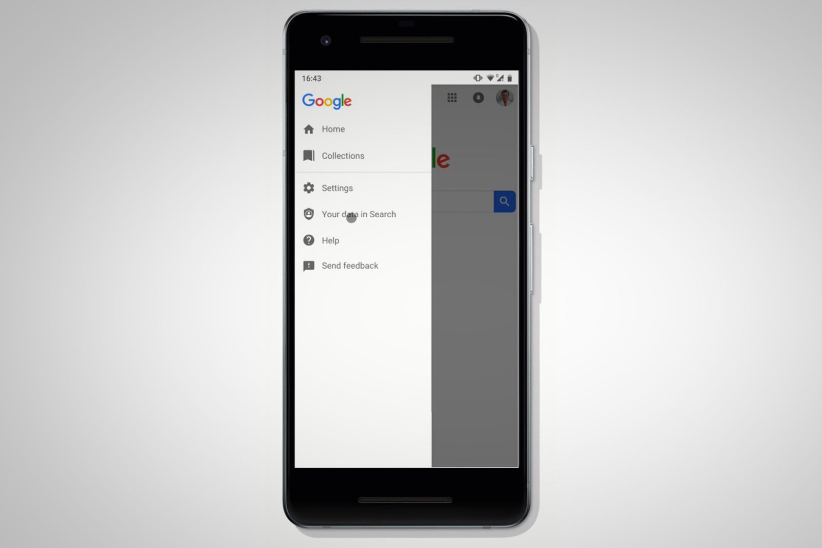 نحوه حذف تصویر داده جستجوی Google 1