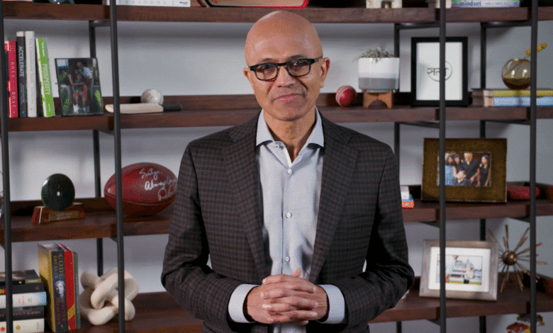 Photograph of Microsoft CEO Satya Nadella
