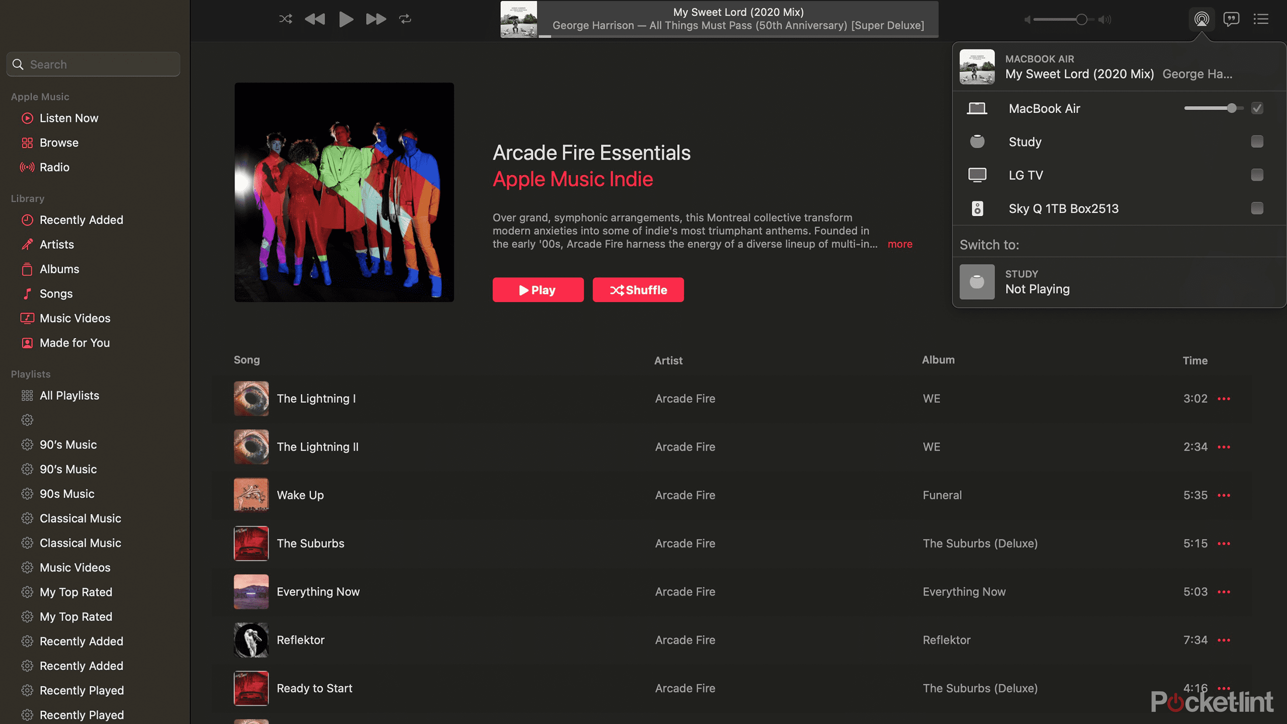 AirPlay Apple Music از Mac