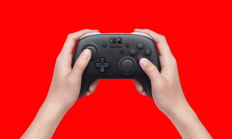 A Switch 2 Pro controller