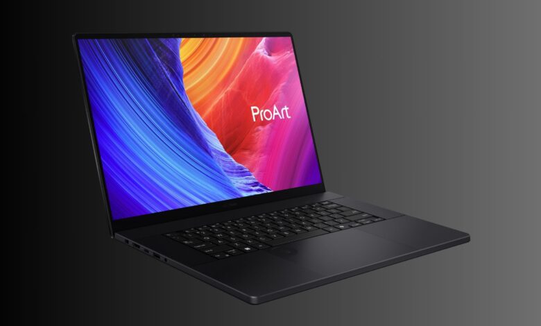 ASUS ProArt P16 (H7606) product photography