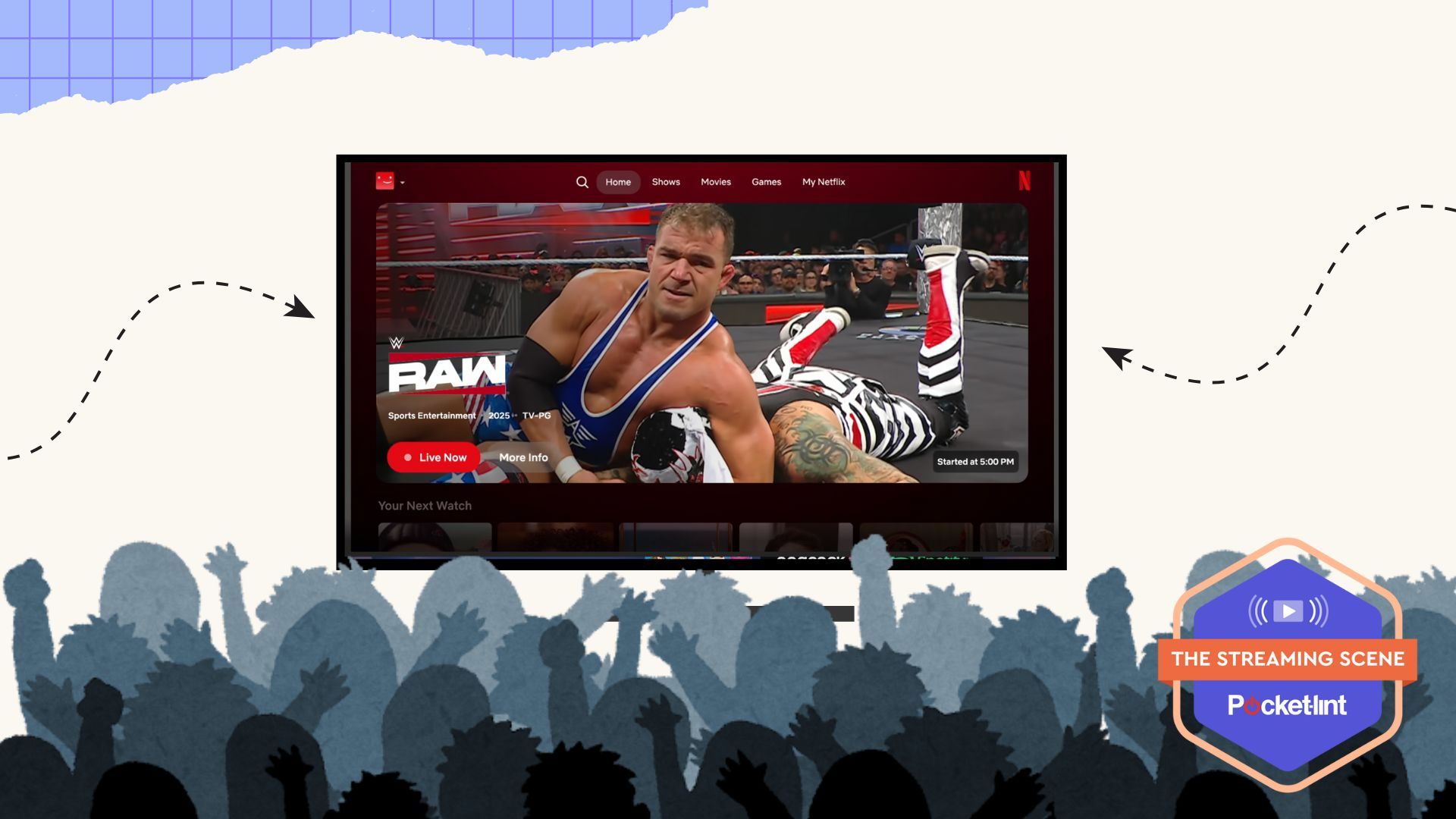 تصویر WWE RAW در Netflix