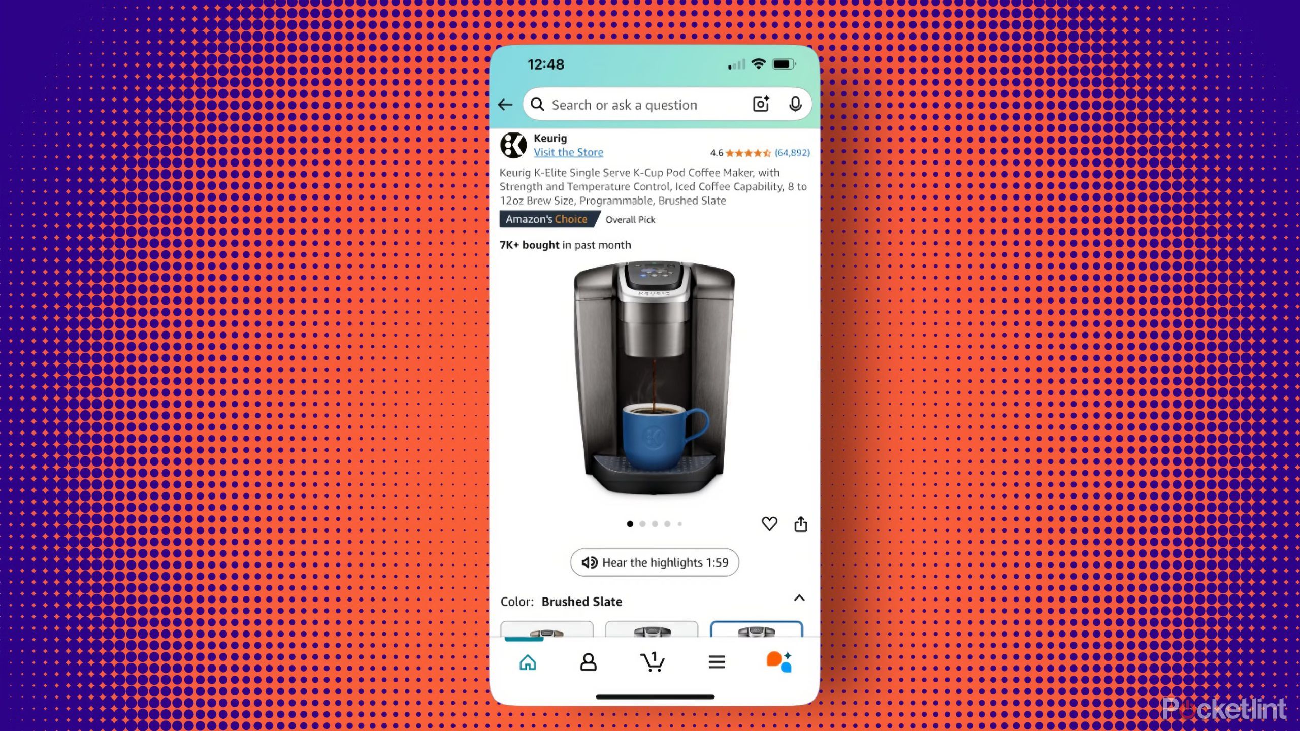 هوش مصنوعی آمازون در Keurig برجسته است. 