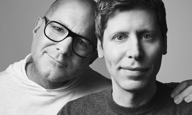 Sam Altman and Jony Ive