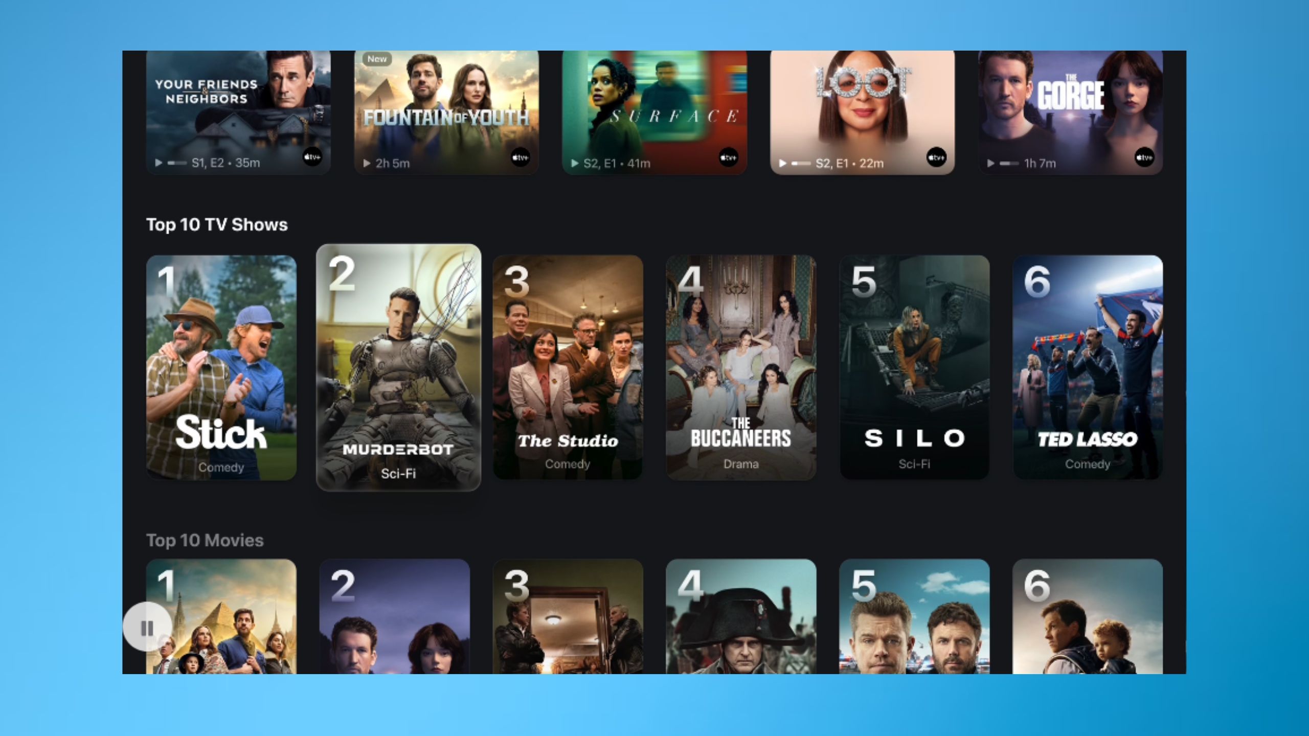UI Apple TV UI
