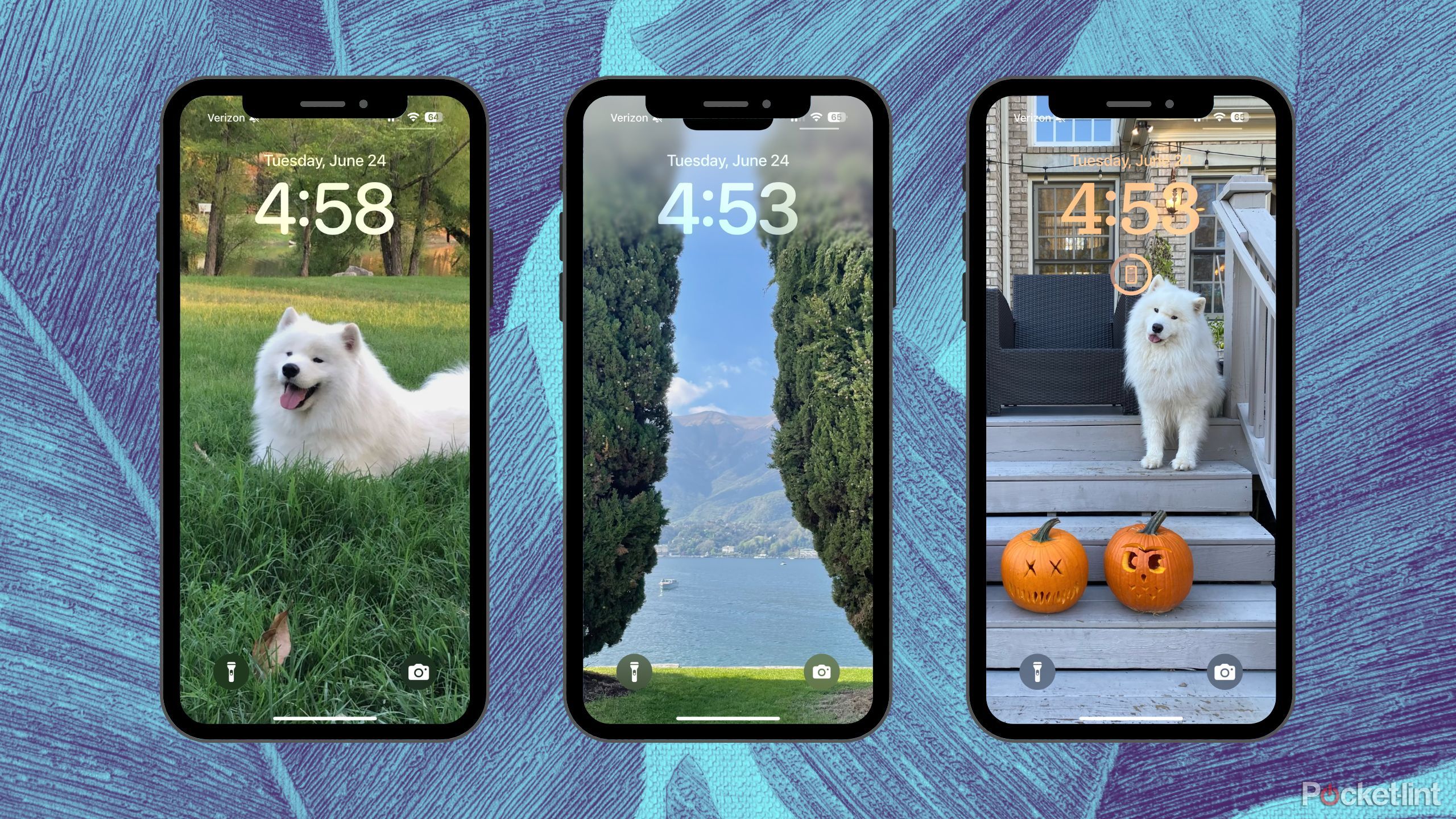 سه قفل آیفون. 