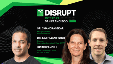 TechCrunch Disrupt 2025 Sri Chandrasekar, Justin Fanelli, Kathleen Fisher